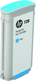 foto del prodotto hp cartuccia inchiostro ciano designjet 728, 130 ml