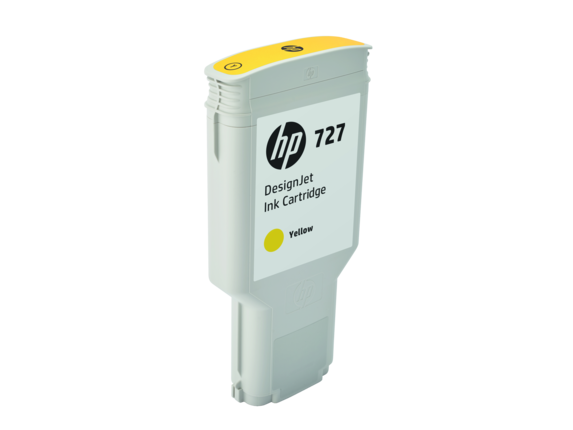 foto del prodotto hp cartuccia inchiostro giallo designjet 727, 300 ml