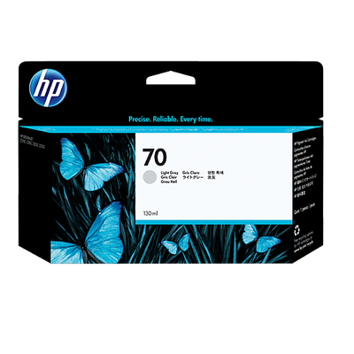 foto del prodotto hp cartuccia inchiostro grigio chiaro designjet 70, 130 ml