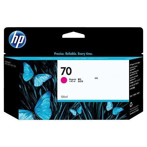 foto del prodotto hp cartuccia inchiostro magenta designjet 70, 130 ml