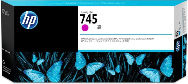 foto del prodotto hp cartuccia inchiostro magenta designjet 745, 130 ml
