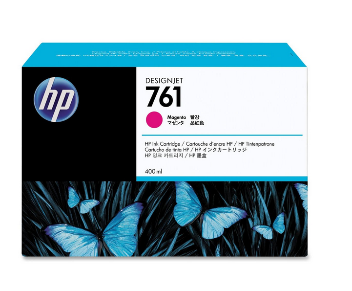 foto del prodotto hp cartuccia inchiostro magenta designjet 761, 400 ml