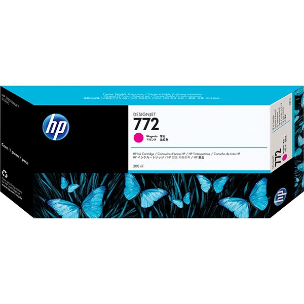 foto del prodotto hp cartuccia inchiostro magenta designjet 772, 300 ml