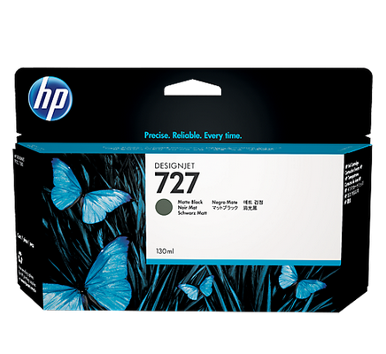 foto del prodotto hp cartuccia inchiostro nero opaco designjet 727, 130 ml