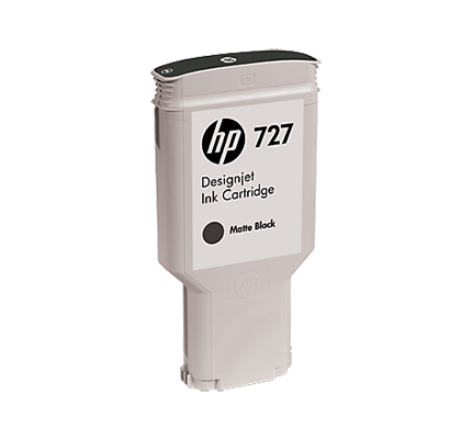 foto del prodotto hp cartuccia inchiostro nero opaco designjet 727, 300 ml