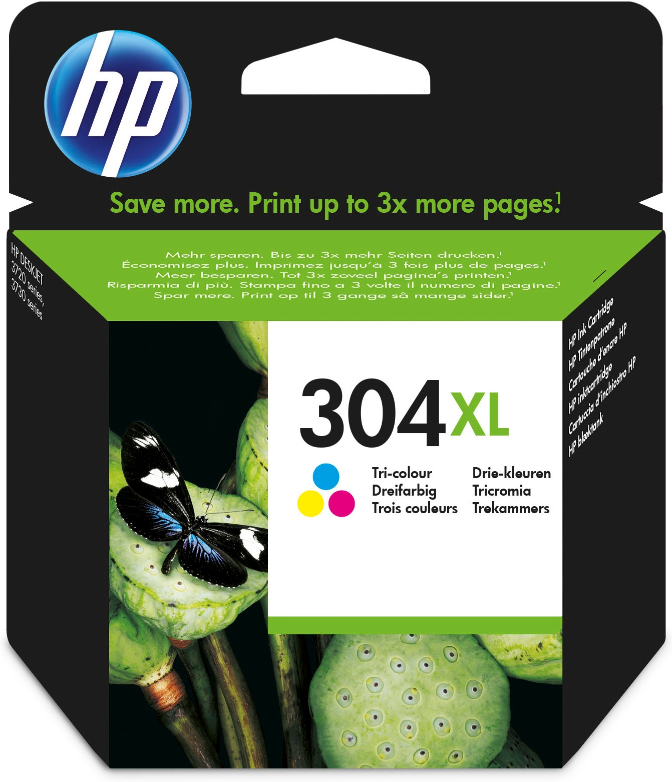foto del prodotto hp cartuccia inchiostro originale tricromia 304xl
