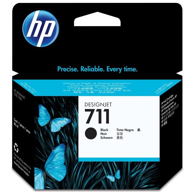 foto del prodotto hp cartuccia ink 711 da 80 ml nero