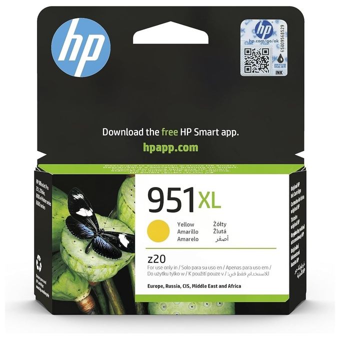 foto del prodotto hp cartuccia ink officejet 951xl giallo