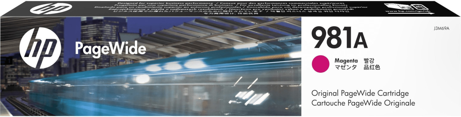 foto del prodotto hp cartuccia magenta originale 981a pagewide