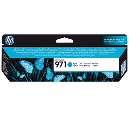 foto del prodotto hp cartuccia originale inchiostro ciano 971