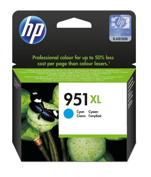 foto del prodotto hp cartuccia originale inchiostro ciano ad alta capacit 951xl