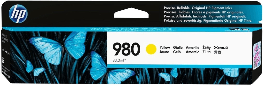 foto del prodotto hp cartuccia originale inchiostro giallo 980