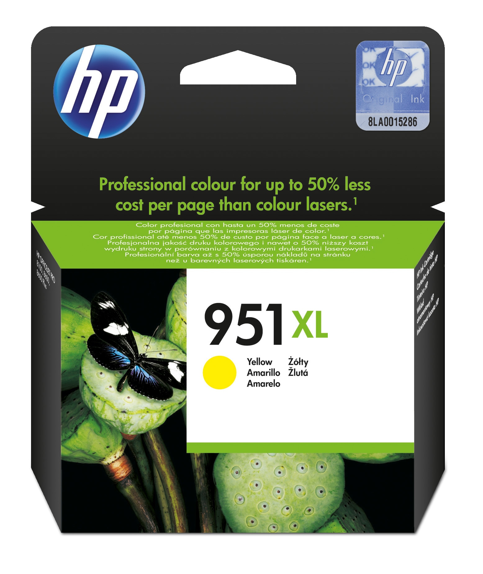 foto del prodotto hp cartuccia originale inchiostro giallo ad alta capacit 951xl