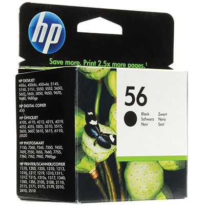 foto del prodotto hp cartuccia originale inchiostro nero 56