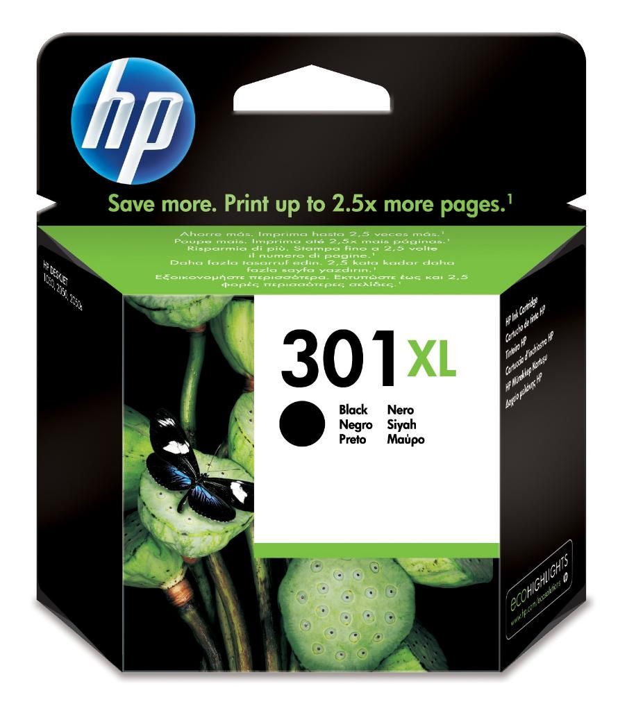 foto del prodotto hp cartuccia originale inchiostro nero ad alta capacit 301xl