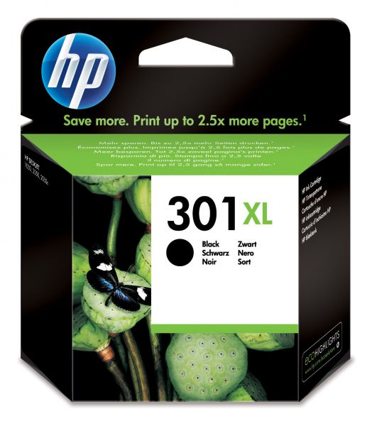 foto del prodotto hp cartuccia originale inchiostro nero ad alta capacit 301xl