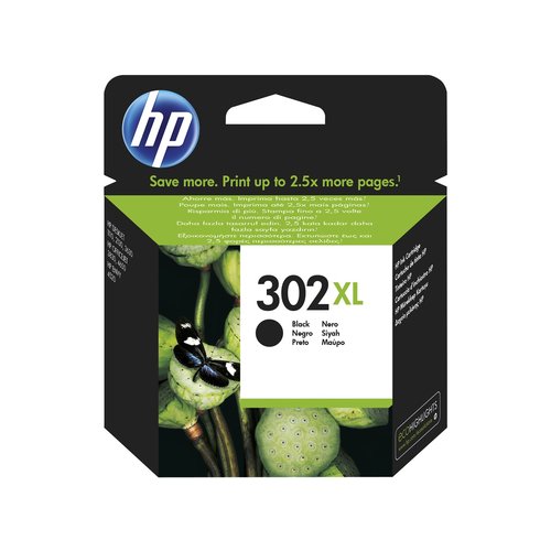 foto del prodotto hp cartuccia originale inchiostro nero ad alta capacit 302xl