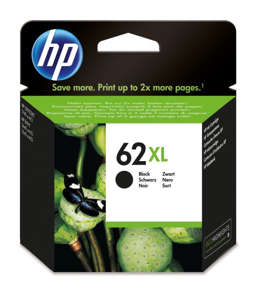 foto del prodotto hp cartuccia originale inchiostro nero ad alta capacit 62xl