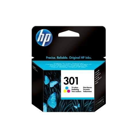 foto del prodotto hp cartuccia originale inchiostro tricromia 301