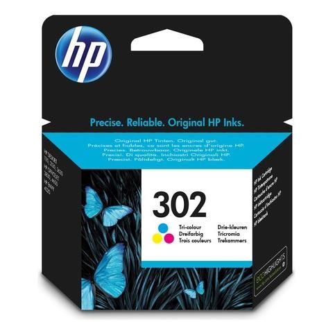 foto del prodotto hp cartuccia originale inchiostro tricromia 302