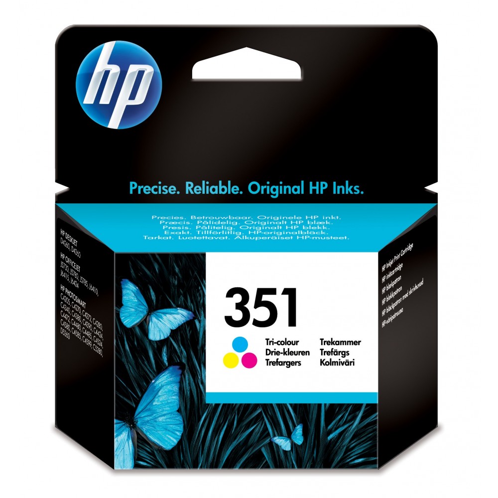foto del prodotto hp cartuccia originale inchiostro tricromia 351