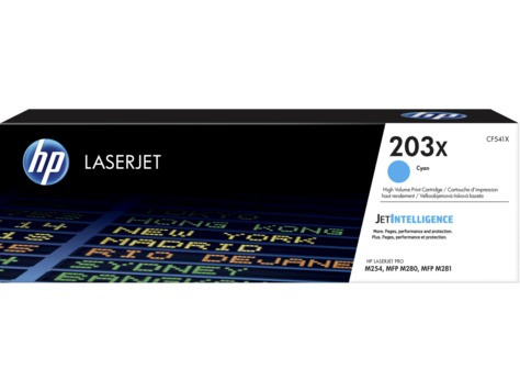 foto del prodotto hp cartuccia toner ciano originale ad alta capacit laserjet 203x