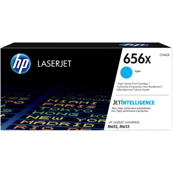 foto del prodotto hp cartuccia toner ciano originale ad alta capacit laserjet 656x