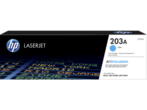 foto del prodotto hp cartuccia toner ciano originale laserjet 203a