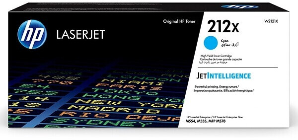 foto del prodotto hp cartuccia toner ciano originale laserjet 212x ad alta capacit 