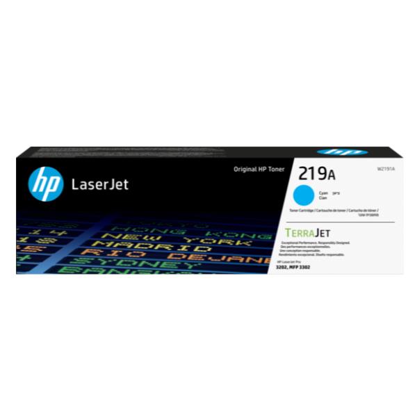 foto del prodotto hp cartuccia toner ciano originale laserjet 219a