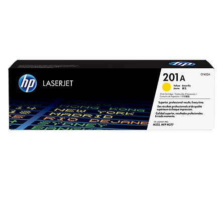 foto del prodotto hp cartuccia toner giallo originale laserjet 201a