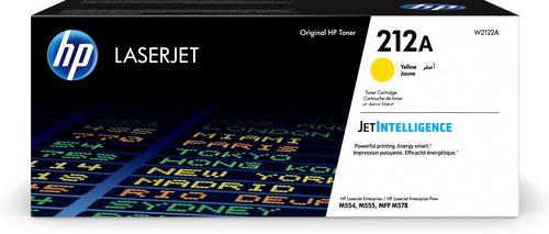 foto del prodotto hp cartuccia toner giallo originale laserjet 212a