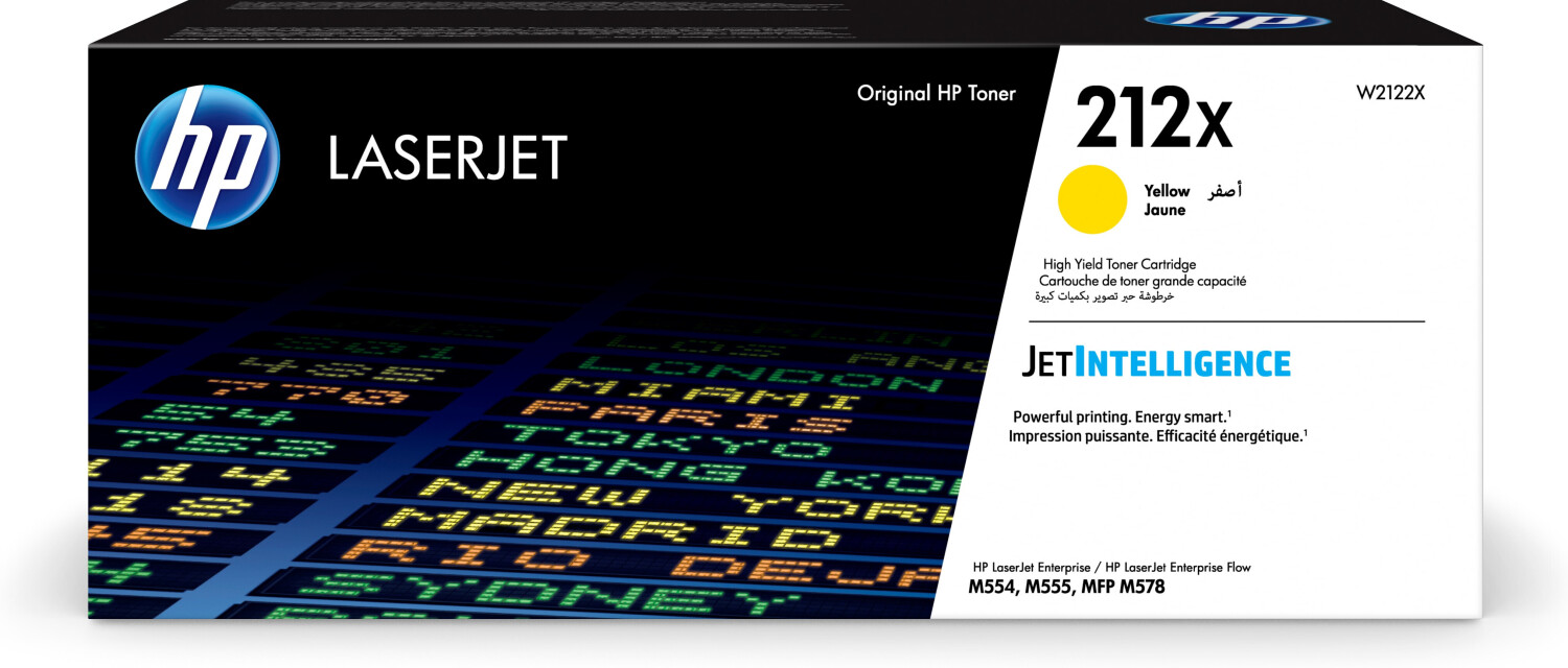 foto del prodotto hp cartuccia toner giallo originale laserjet 212x ad alta capacit 