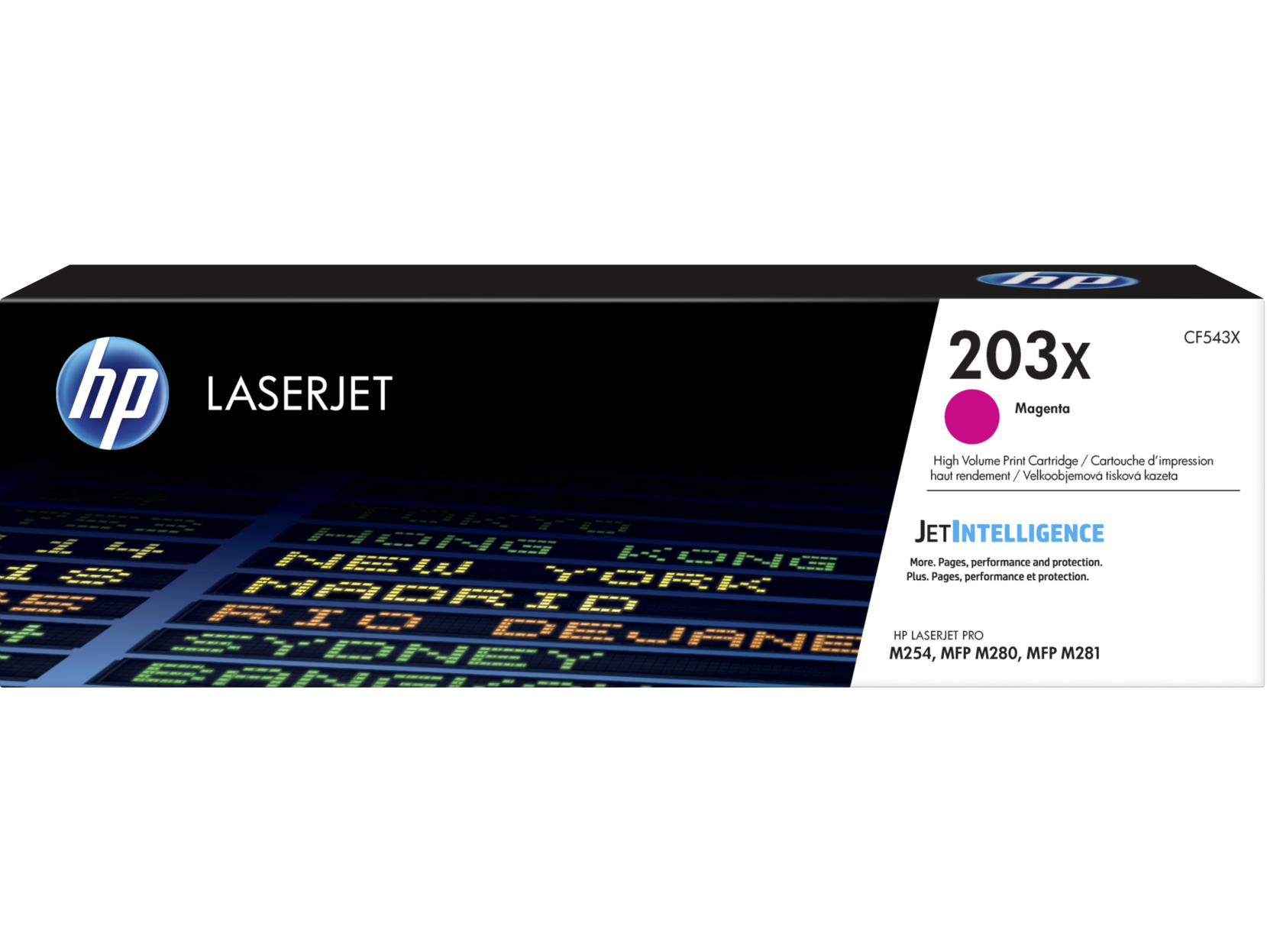 foto del prodotto hp cartuccia toner magenta originale ad alta capacit laserjet 203x