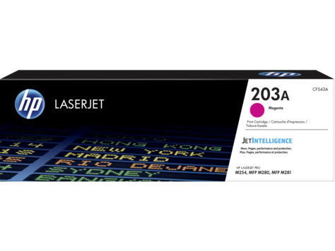 foto del prodotto hp cartuccia toner magenta originale laserjet 203a
