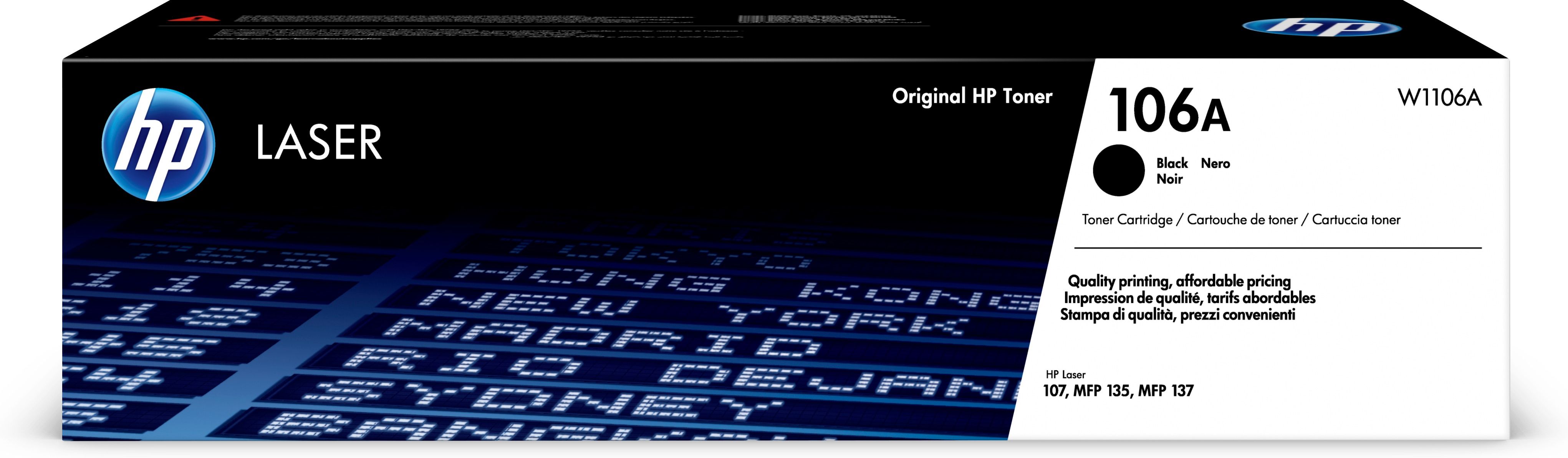 foto del prodotto hp cartuccia toner nero originale laserjet 106a