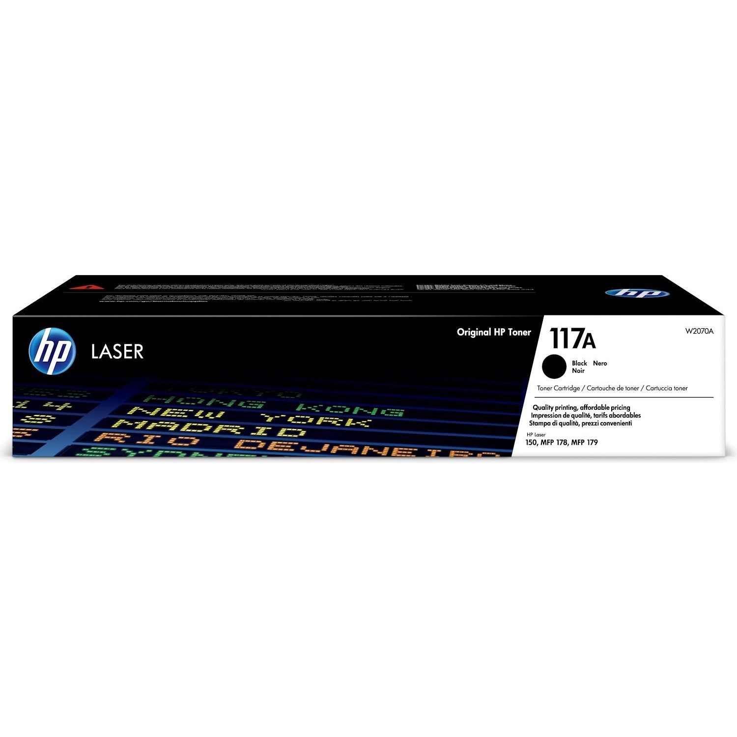 foto del prodotto hp cartuccia toner nero per stampante laser originale 117a