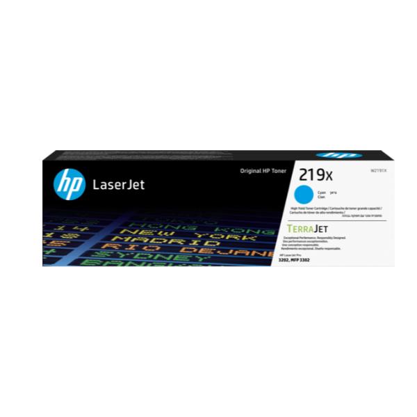 foto del prodotto hp cartuccia toner originale ad alta capacit laserjet 219x ciano