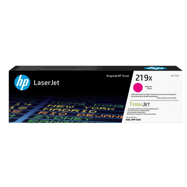 foto del prodotto hp cartuccia toner originale ad alta capacit laserjet 219x magenta