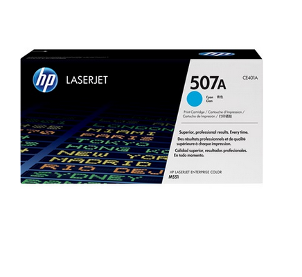 foto del prodotto hp cartuccia toner originale ciano laserjet 507a