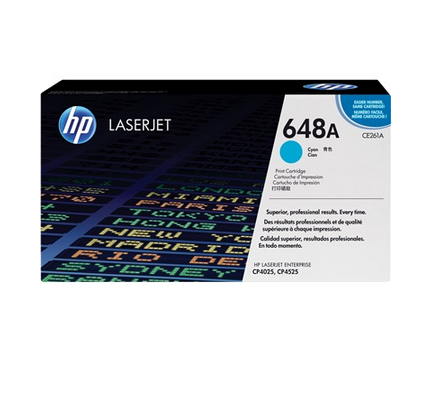 foto del prodotto hp cartuccia toner originale ciano laserjet 648a