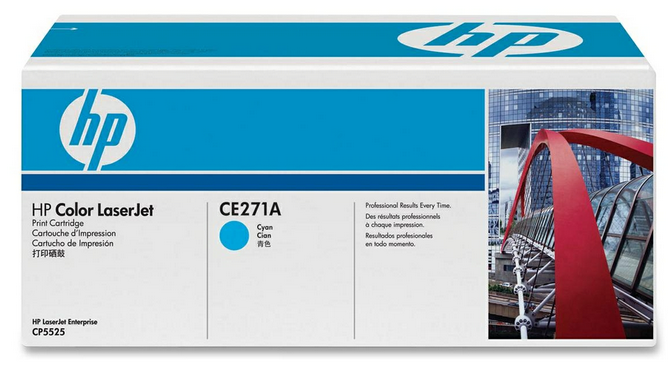 foto del prodotto hp cartuccia toner originale ciano laserjet 650a