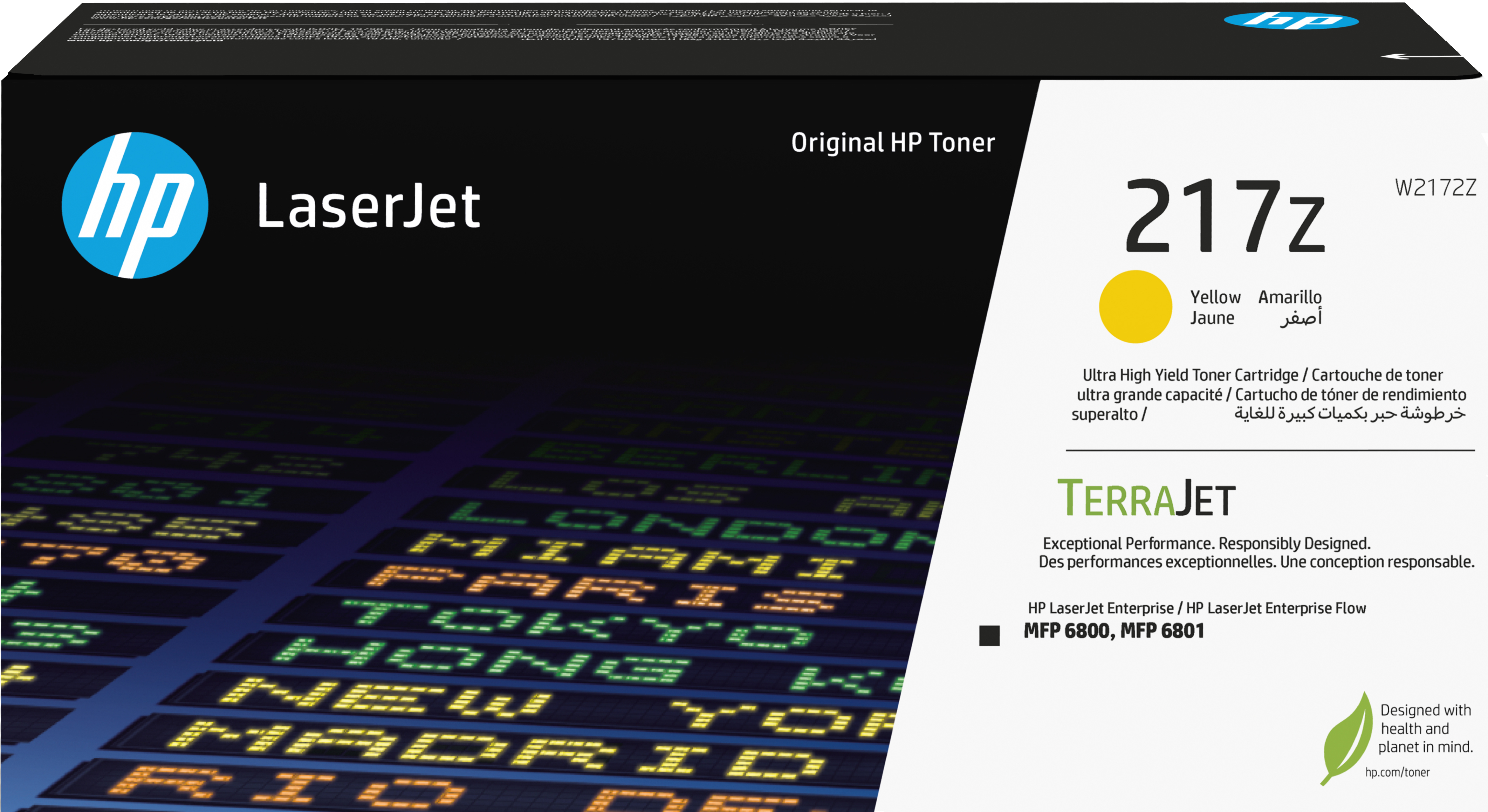 foto del prodotto hp cartuccia toner originale giallo ad altissima capacit laserjet 217z