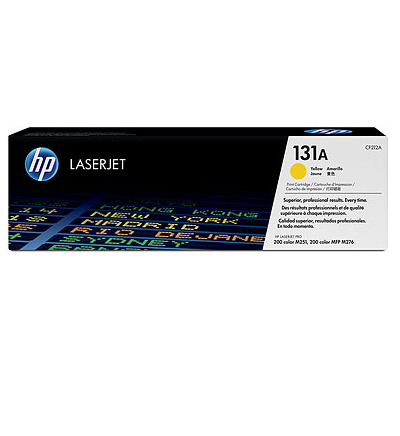 foto del prodotto hp cartuccia toner originale giallo laserjet 131a