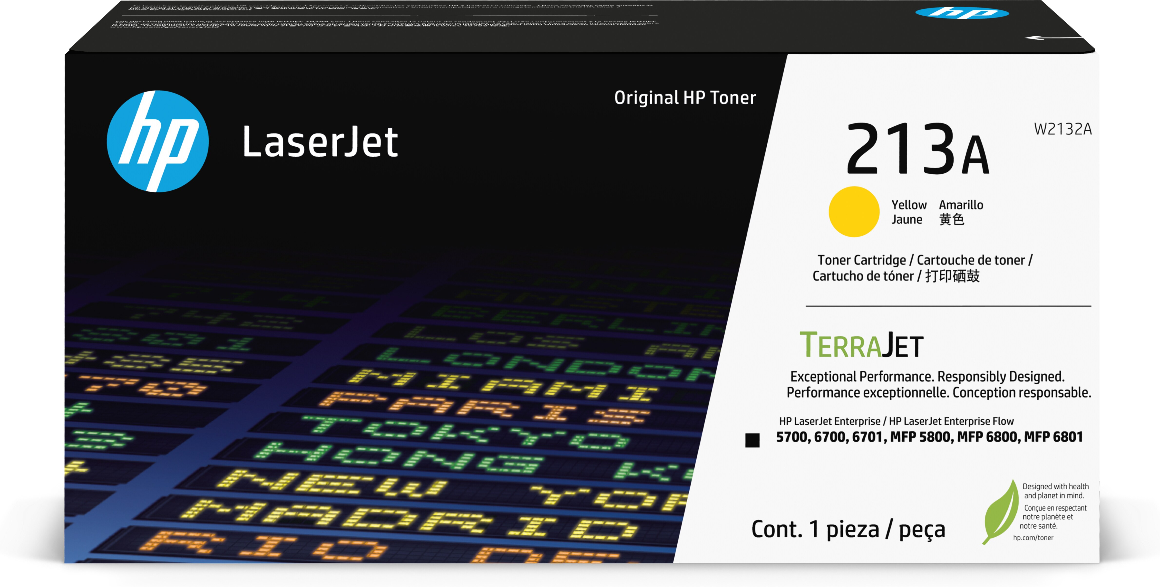 foto del prodotto hp cartuccia toner originale giallo laserjet 213a