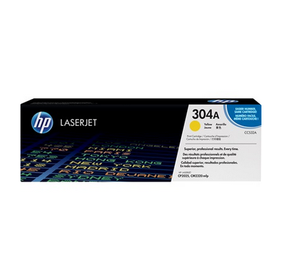 foto del prodotto hp cartuccia toner originale giallo laserjet 304a
