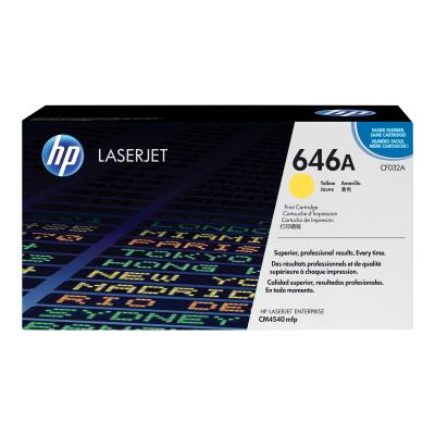 foto del prodotto hp cartuccia toner originale giallo laserjet 646a