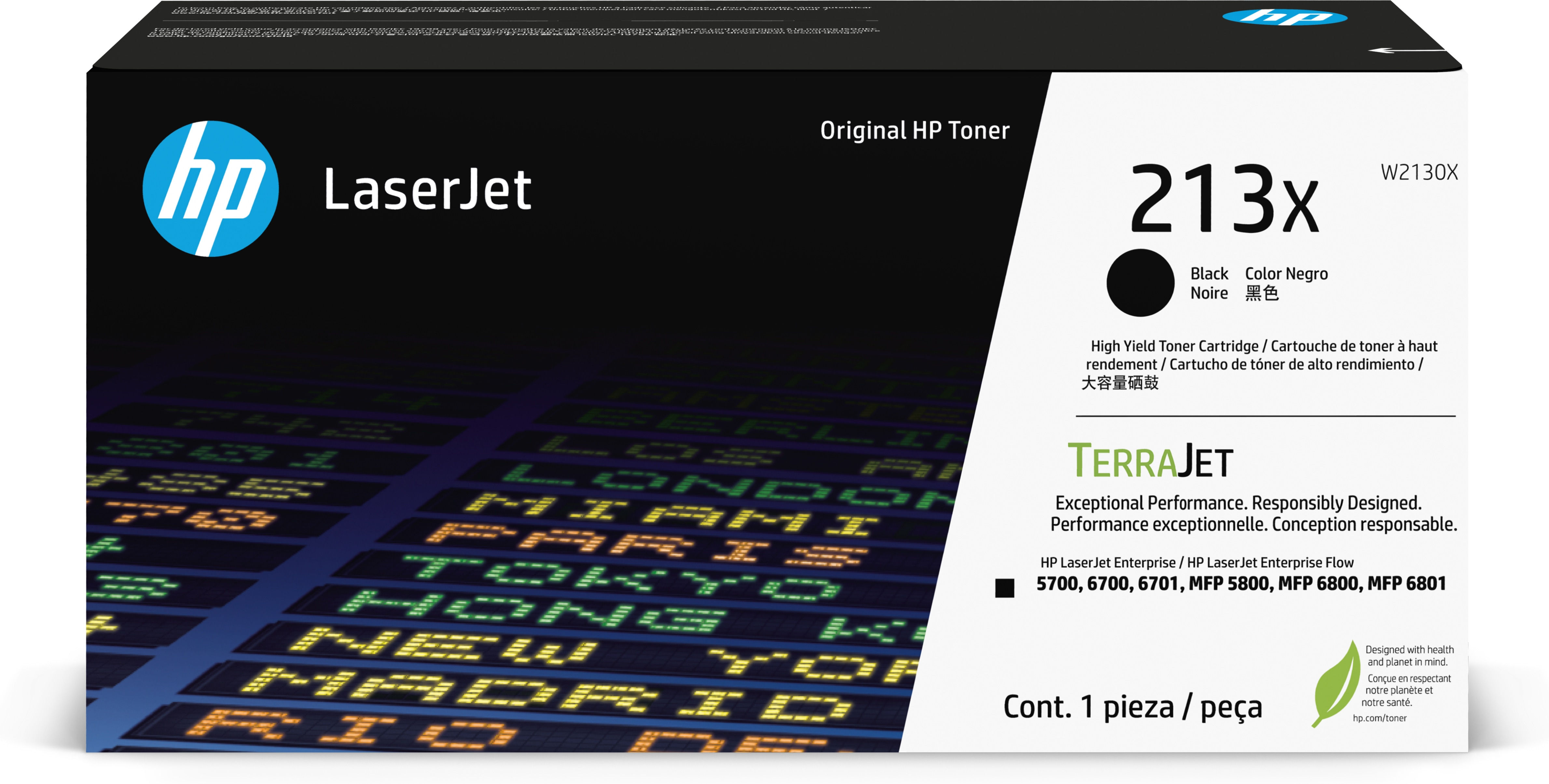 foto del prodotto hp cartuccia toner originale nero ad alta capacit laserjet 213x