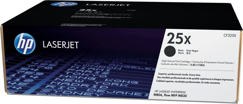 foto del prodotto hp cartuccia toner originale nero ad alta capacit laserjet 25x