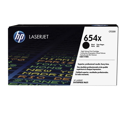 foto del prodotto hp cartuccia toner originale nero ad alta capacit laserjet 654x